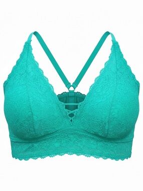 Torrid Turquoise Lace Bralette